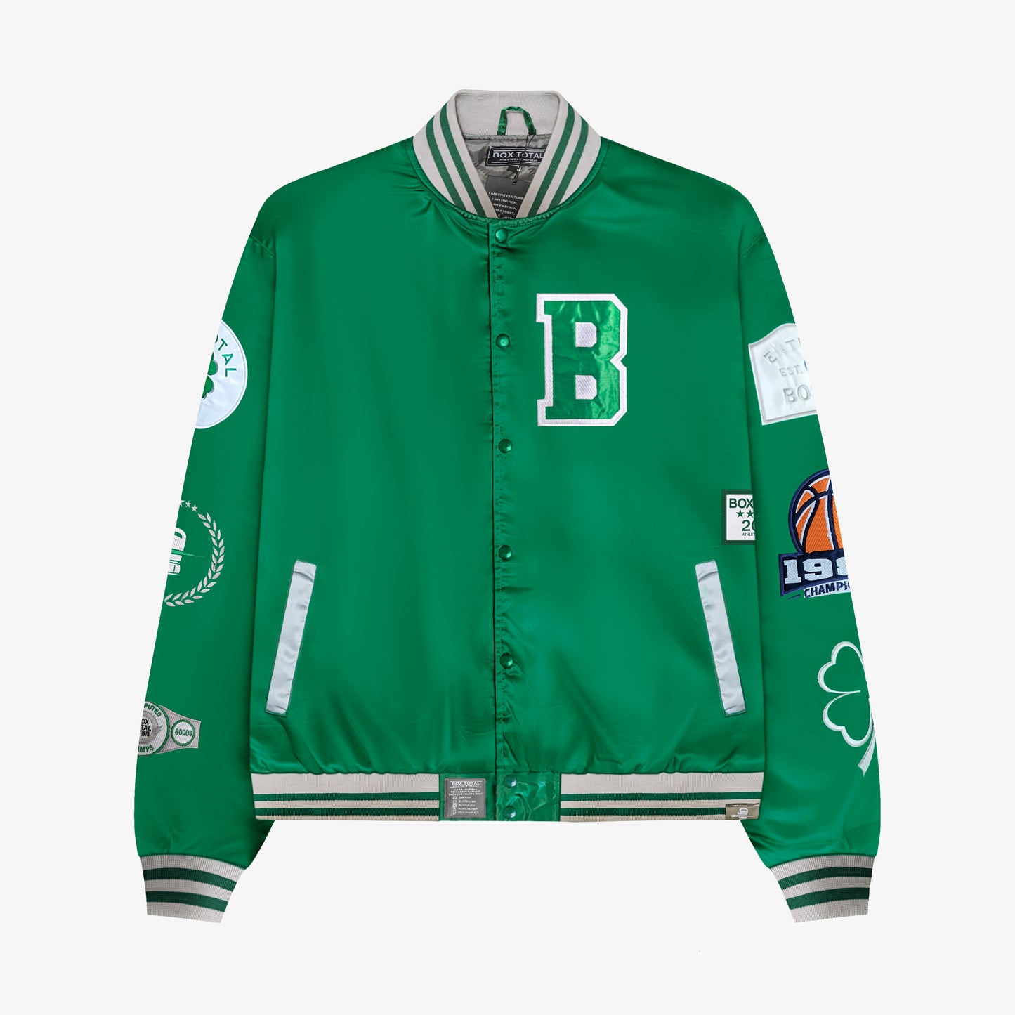 Beantown Tough Guys Jacket - Green - Box Total Style