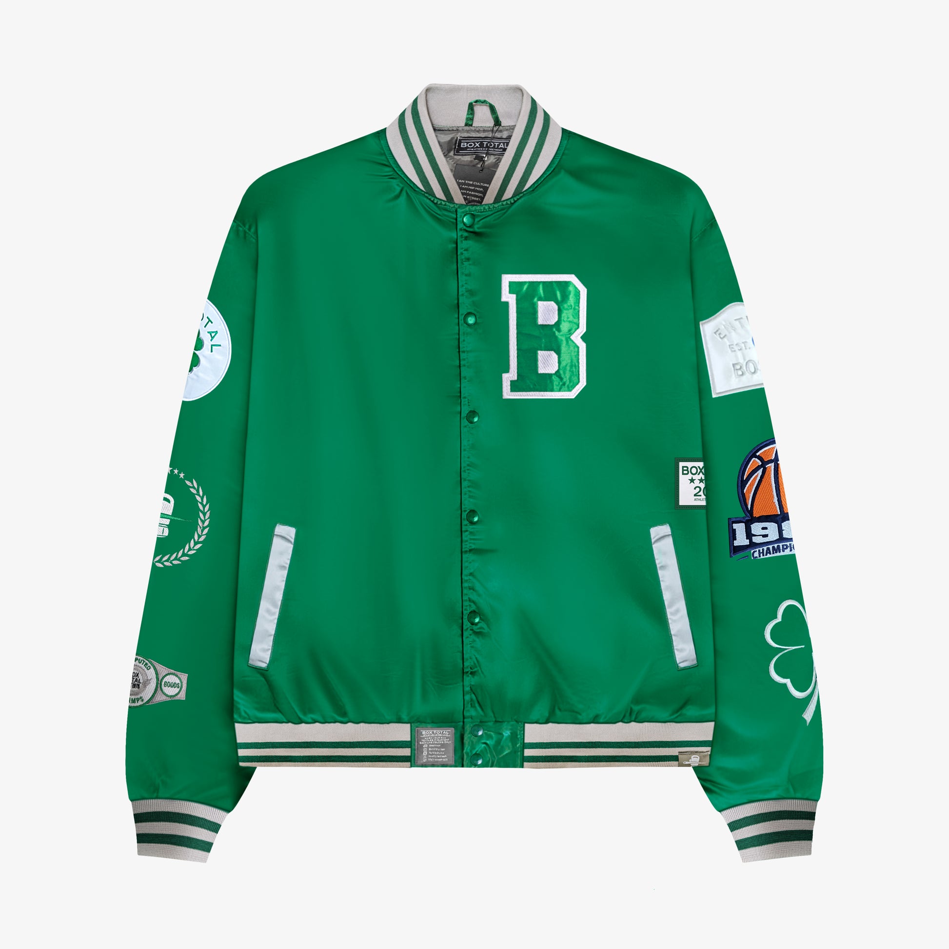 Beantown Tough Guys Jacket - Green - Box Total Style