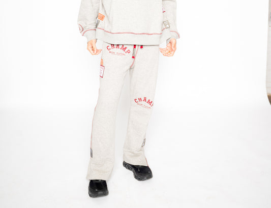 Box Total™ Legacy Wide-leg Sweats - Burgundy