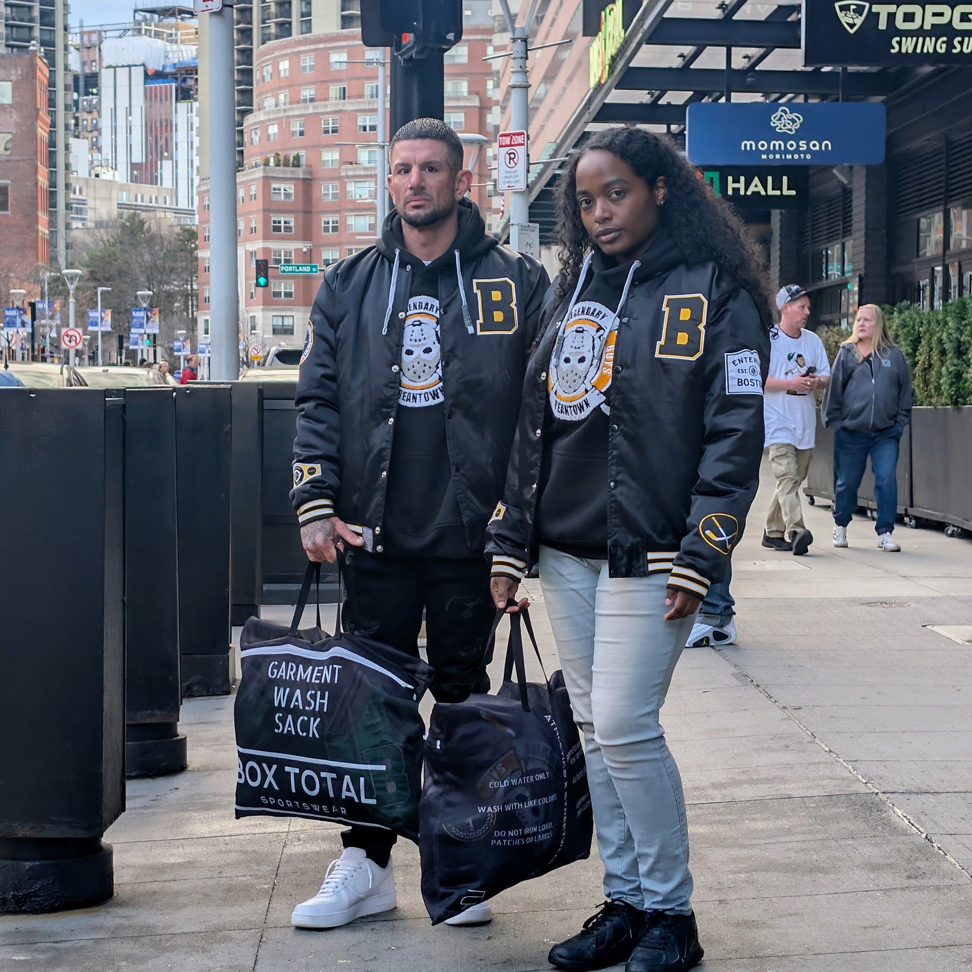 Beantown Tough Guys Varisty Model Photo TD Garden - Boston