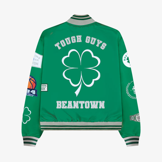 Beantown Tough Guys Jacket - Green - Box Total Style