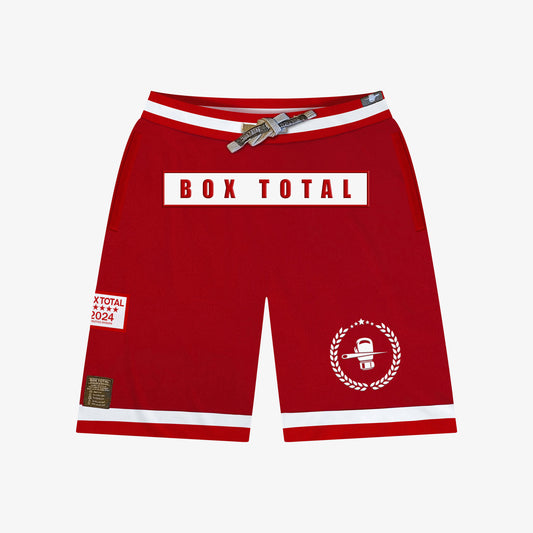 Box Total Shorts - Red - Box Total Style