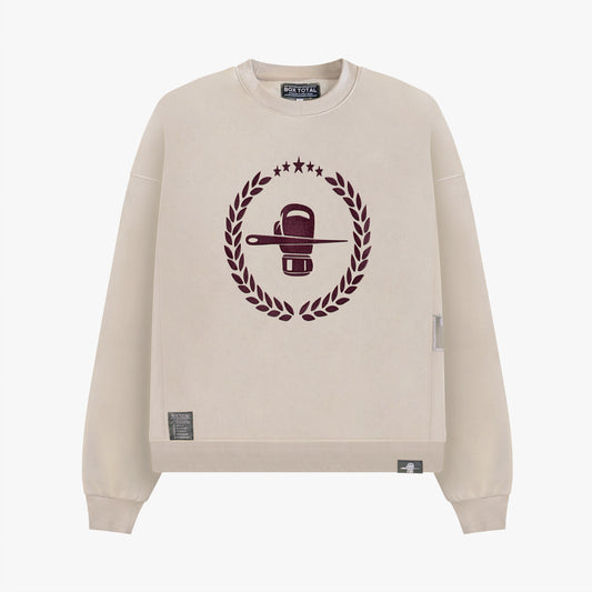 Legends Crew Neck - Sand - Box Total Style