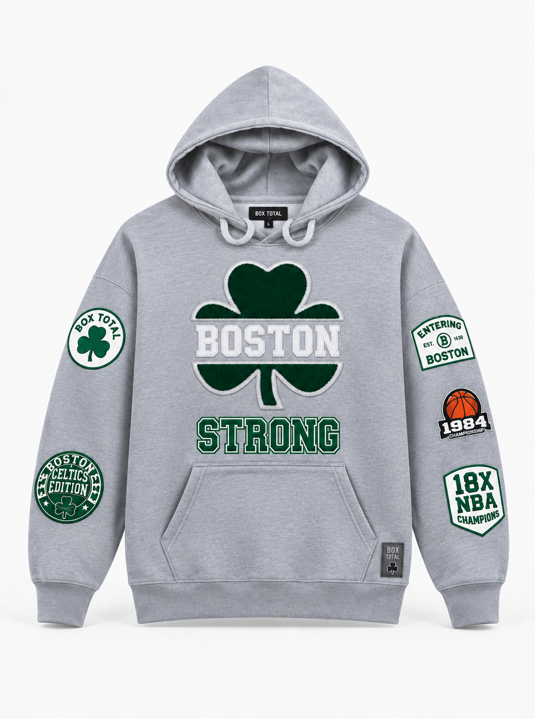 Boston Strong Hoodie • Gray