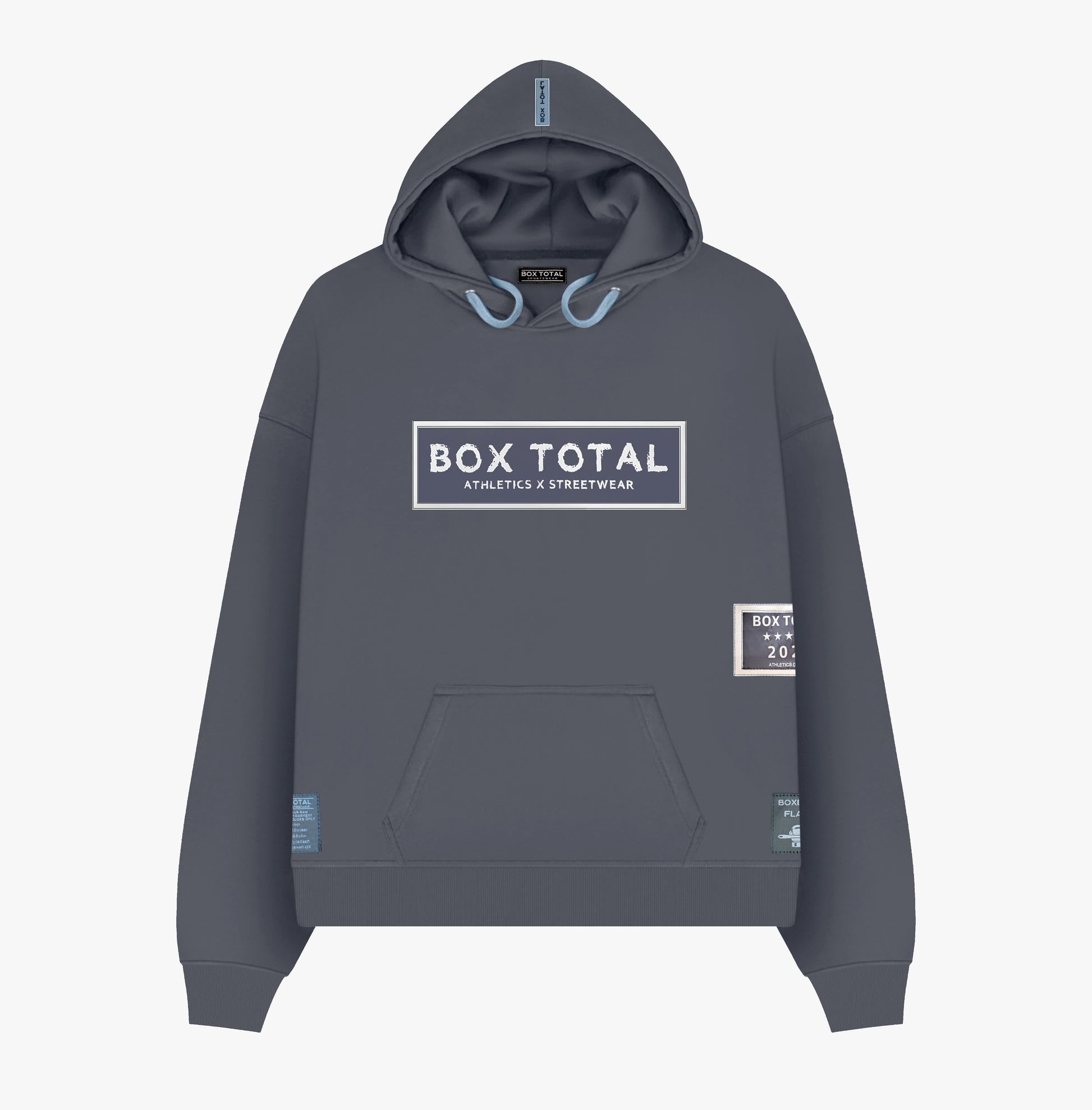 Box Total Athletics Hoodie - Gray - Box Total Style