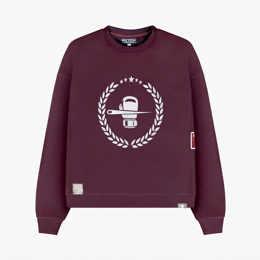 Legends Crew Neck - Burgundy - Box Total Style