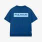 Uptown Athletics Short Sleeve Sweater - Blue - Box Total Style