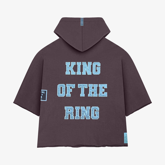 King of The Ring Crop Top - Brown