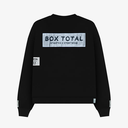 Uptown Athletics Crew Neck - Black - Box Total Style