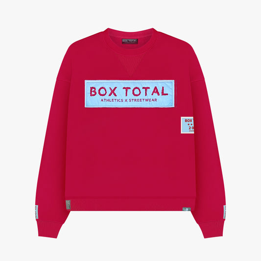 Uptown Athletics Crew Neck - Red - Box Total Style