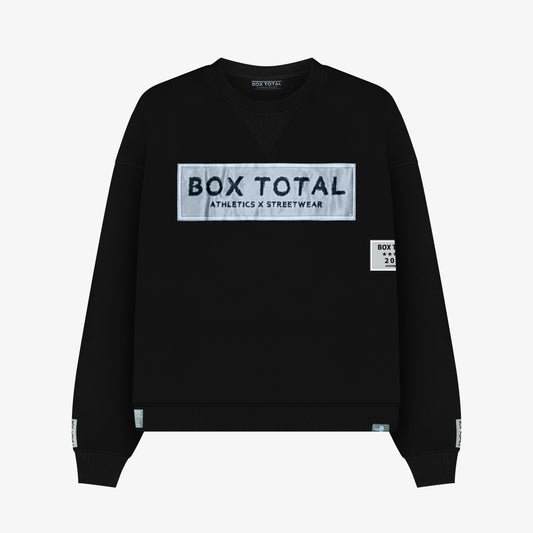 Uptown Athletics Crew Neck - Black - Box Total Style