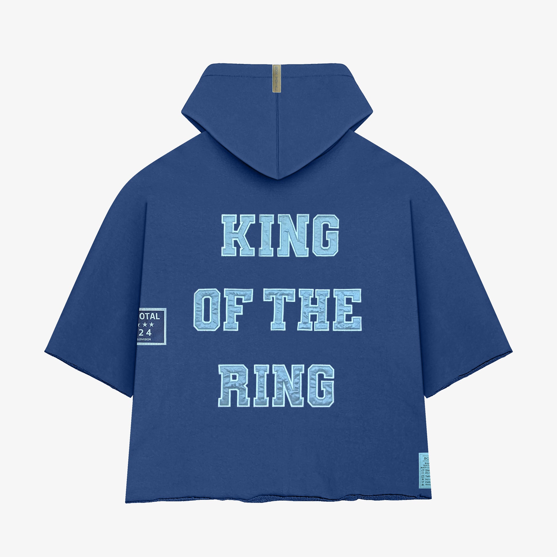 king of The Ring Crop - Blue - Box Total Style