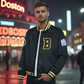 Beantown Tough Guys Varsity Jacket - Black